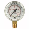 Victor Replacement Gauge, 2 Inch Dia, Gold Tint, 400 psi Pressure 1424-0017